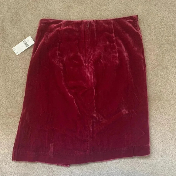 NWT - Anthropologie–Montie  Velvet Mini Skirt - Picture 4 of 6
